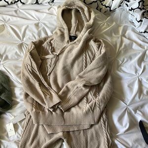 Vici hooded sweater and matching pants set.